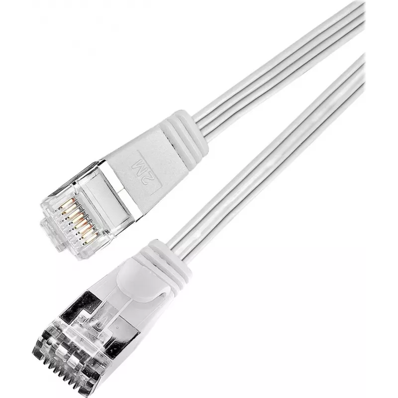 Wirewin Triotronik Cat6 U/FTP plonas tinklo kabelis 0,25 m, pilkas PKW-STP-SLIM-KAT6 0.25