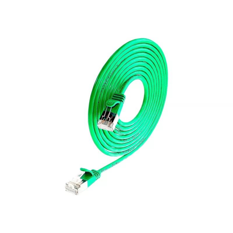 Wirewin Triotronik PKW-LIGHT-STP-K6 1.0 GN Cat6 STP tinklo kabelis, RJ-45 male to male, 1 m, žalias