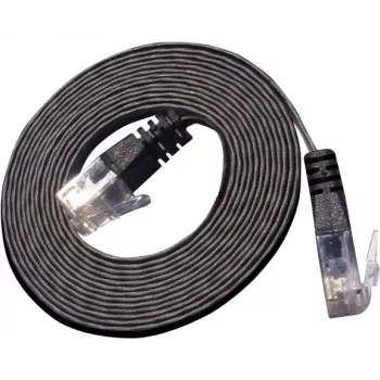 Wirewin Cat.6 Slim Ethernet Patch Cable U/UTP 1,5m juodas PKW-SLIM-KAT6 1.5 SW