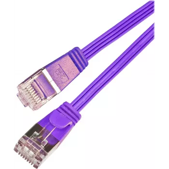 Wirewin Triotronik Cat6 U/FTP Slim tinklo kabelis 1m violetinės spalvos PKW-STP-SLIM-KAT6 1.0 VT