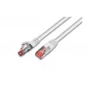 Wirewin S/FTP CAT6 0,5 m tinklo kabelis, baltas (PKW-PIMF-KAT6 0.5 WS)