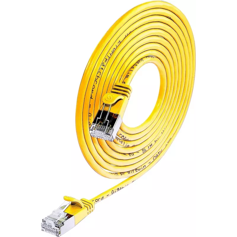 Wirewin Triotronik F/UTP Cat6 5m pilkos spalvos Ethernet tinklo kabelis RJ45 į RJ45, Gigabit 1000 Mbps, folija ekranuota vytos poros PKW-LIGHT-STP-K6 5.0 GE