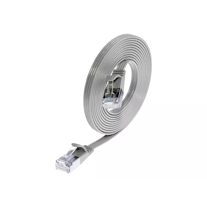 Wirewin Triotronik Cat6 U/FTP plonas Ethernet tinklo kabelis 20m pilkas PKW-STP-SLIM-KAT6 20.0