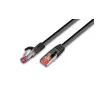Wirewin CAT6 tinklo kabelis, S/FTP, LSOH, juodas, 10,0 m, RJ45 (PKW-PIMF-KAT6 10.0 SW)