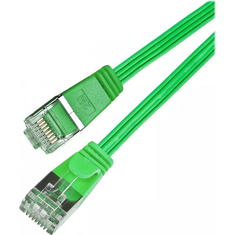 Wirewin Triotronik Cat6 U/FTP plonas tinklo kabelis 3m žalias PKW-STP-SLIM-KAT6 3.0 GN