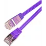 Wirewin Triotronik Cat6 U/FTP plonas Ethernet tinklo kabelis, 3 m, RJ-45 male to male, varis, violetinės spalvos PKW-STP-SLIM-KAT6 3.0 VT