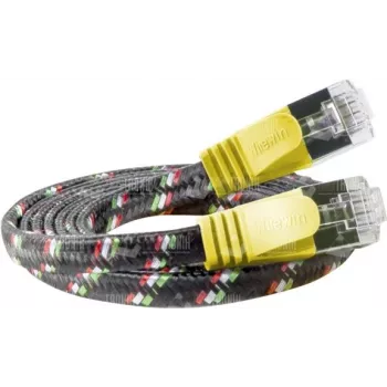 Wirewin SLIM ST6 5 GE - Cat.6 SLIM-Tough tinklo kabelis, F/FTP, 5,0 m, geltonas PKW-TOUGH-STP-K6 5.0 GE