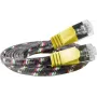 Wirewin SLIM ST6 5 GE - Cat.6 SLIM-Tough tinklo kabelis, F/FTP, 5,0 m, geltonas PKW-TOUGH-STP-K6 5.0 GE