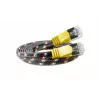 Wirewin SLIM ST6 5 GE - Cat.6 SLIM-Tough tinklo kabelis, F/FTP, 5,0 m, geltonas PKW-TOUGH-STP-K6 5.0 GE