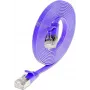 Wirewin Triotronik Cat6 U/FTP Slim tinklo kabelis, RJ45 male to RJ45 male, 0,15m, violetinės spalvos PKW-STP-SLIM-KAT6 0.15 VT