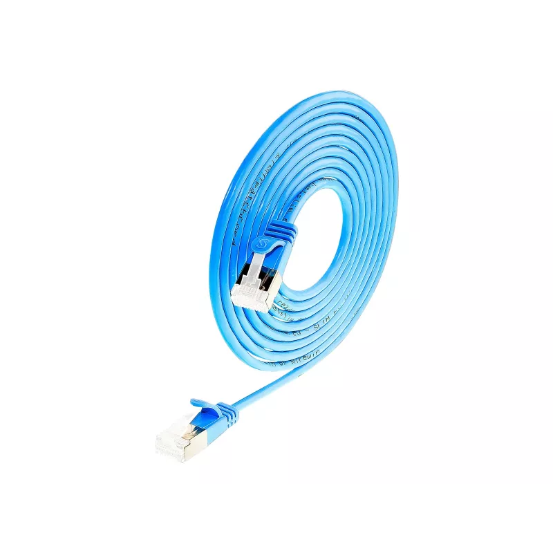 Wirewin Cat 6a U/FTP plonas Ethernet tinklo kabelis 2m mėlynas PKW-LIGHT-STP-K6A 2.0 BL