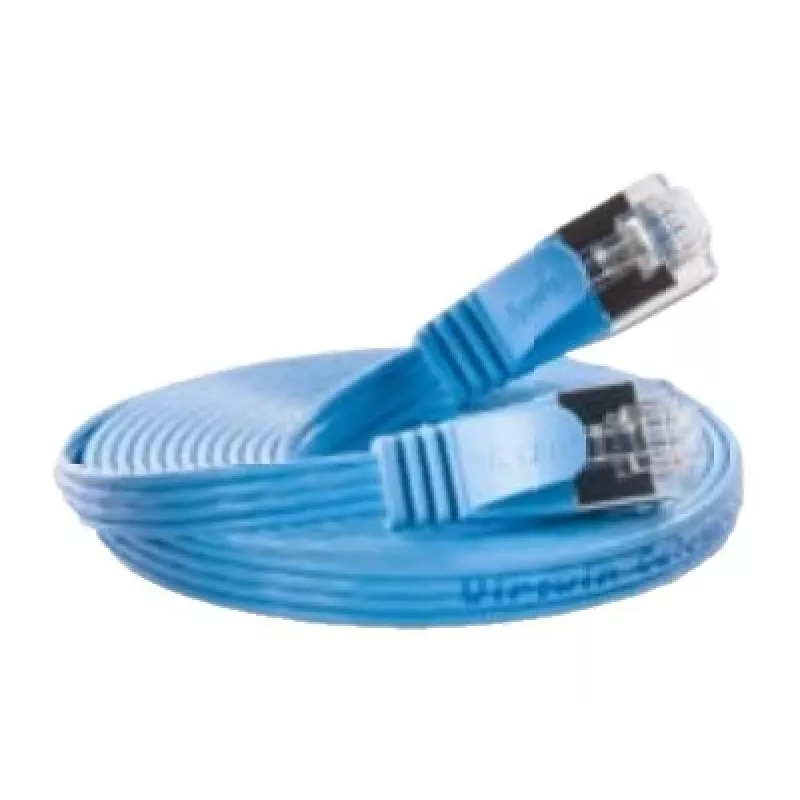 Wirewin Triotronik Cat6 U/FTP plonas tinklo kabelis, 0,5 m, violetinis PKW-STP-SLIM-KAT6 0.5 VT