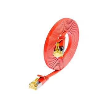 Wirewin Cat6a U/FTP plonas Ethernet tinklo kabelis, RJ45, raudonas, 2m PKW-STP-SLIM-K6A 2.0 RT