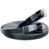 Wirewin Triotronik PKW-STP-SLIM-KAT6 2.0 SW - 2m Cat6 U/FTP plonas Ethernet tinklo kabelis, RJ45 kištukas-kištukas, juodas