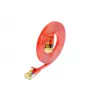 Wirewin Cat6a U/FTP plonas Ethernet tinklo kabelis, RJ45 male to male, raudonas, 3 m PKW-STP-SLIM-K6A 3.0 RT