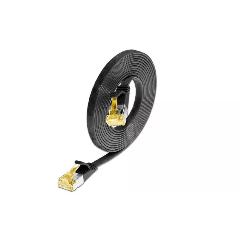 Wirewin Cat6a U/FTP plonas tinklo kabelis, RJ45, 2m, juodas PKW-STP-SLIM-K6A 2.0 SW