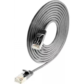 Wirewin Triotronik PKW-LIGHT-STP-K6 0.5 SW Cat6 S/FTP tinklo kabelis, juodas, 0,5 m
