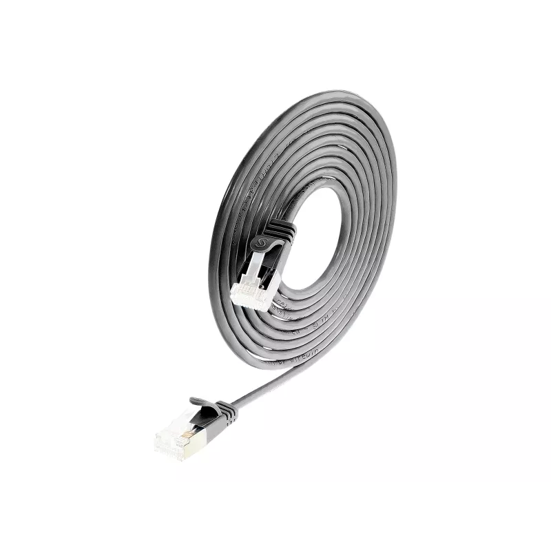 Wirewin Slim Patch Cable U/FTP Cat 6a juodas 7,0 m PKW-LIGHT-STP-K6A 7.0 SW