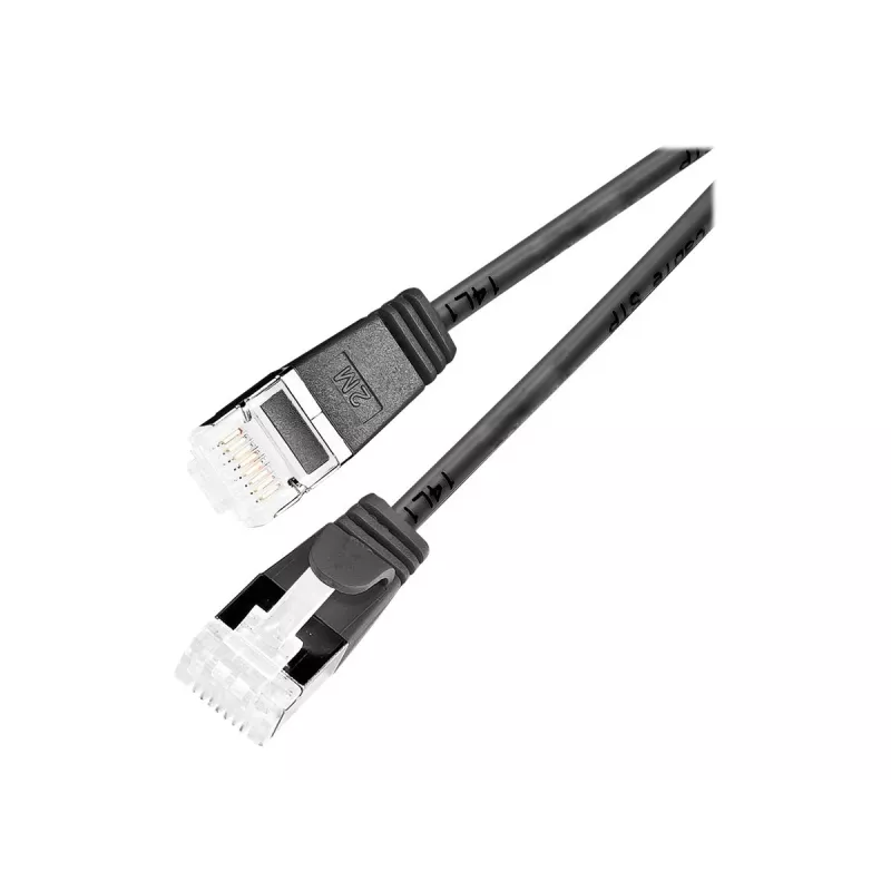 Wirewin Slim Patch Cable U/FTP Cat 6a juodas 7,0 m PKW-LIGHT-STP-K6A 7.0 SW