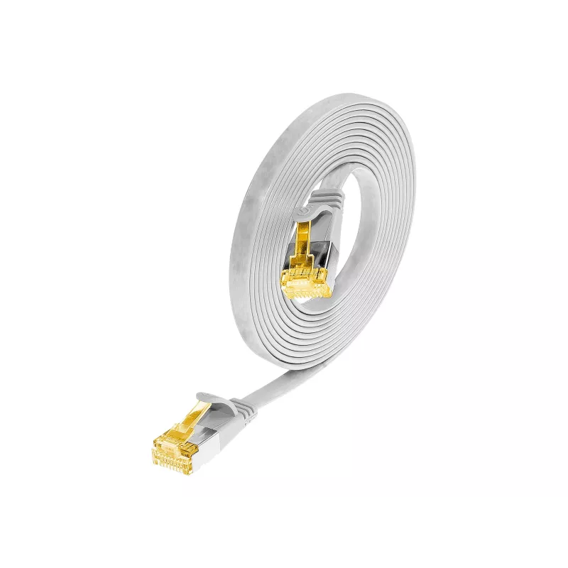 Wirewin Cat6a U/FTP plonas tinklo kabelis 7m baltas PKW-STP-SLIM-K6A 7.0 WS