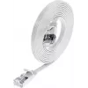 Wirewin Triotronik PKW-STP-SLIM-KAT6 7.5 WS Cat6 U/FTP plonas tinklo pataisos kabelis, RJ45 male to male, 7,5 m, baltas