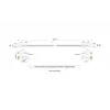 Wirewin Triotronik Cat6 U/UTP tinklo kabelis 0,5 m, pilkas, PKW-TOUGH-K6 0.5