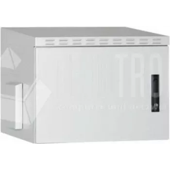 Wirewin IP55 lauko sieninis 19 colių spintelė, 600x600mm, 12U, pilka (WCAB OUT 600X600X12U)