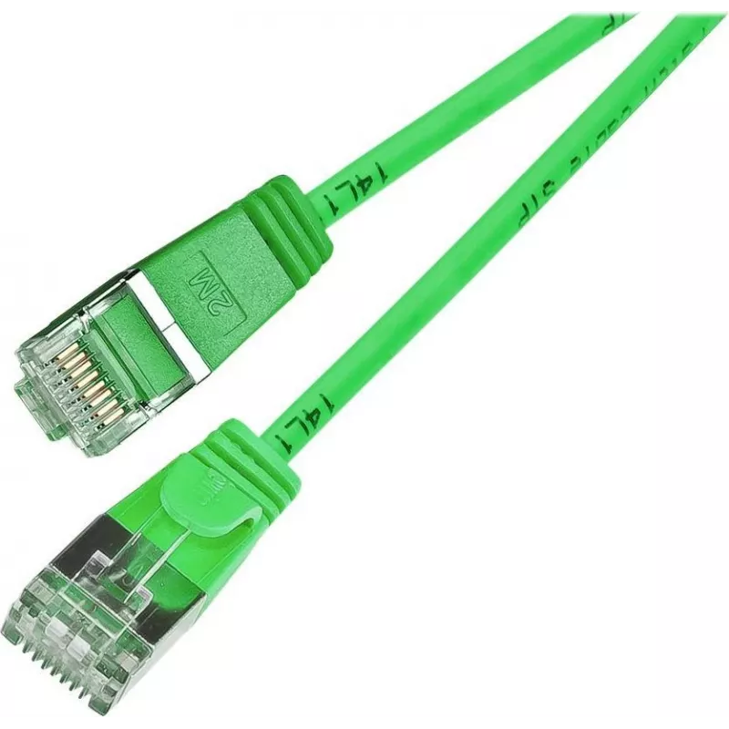 Wirewin Triotronik PKW-LIGHT-STP-K6 0,15 GN Cat6 ekranuotas tinklo kabelis, žalias, 0,15m