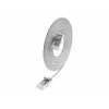 Wirewin SLIM UL6 7,5 m Cat.6 plonas tinklo kabelis, U/UTP, pilkas (PKW-LIGHT-K6 7.5)