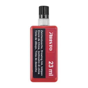 ARISTO Piešimo rašalas raudonas 23 ml, 1 buteliukas (AR64803)