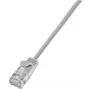 Wirewin Triotronik PKW-LIGHT-STP-K6 0.25 Cat6 RJ45 tinklo kabelis, 0,25 m, STP, varis, pilkas