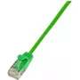 Wirewin SLIM SL6 1.5 GN - Cat.6 Slim-Light tinklo kabelis, F/FTP, 1,5 m, žalias (PKW-LIGHT-STP-K6 1.5 GN)