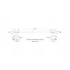Slim Wirewin Triotronik PKW-LIGHT-STP-K6 Cat6 S/FTP tinklo kabelis, RJ45 male to male, varis, 15 m, juodas