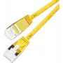 Wirewin SLIM KAT6A 10 Gigabit Light Patch Cable, 0,25m, U/FTP, Ø 3,8mm, geltonas, 50 vnt. paketas (SLIM-LS-K6A 0.25 YE 50)