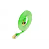 Wirewin Cat6a U/FTP plonas tinklo pataisos kabelis, 0,1m, žalias, RJ45, 10Gbps PKW-STP-SLIM-K6A 0.1 GN