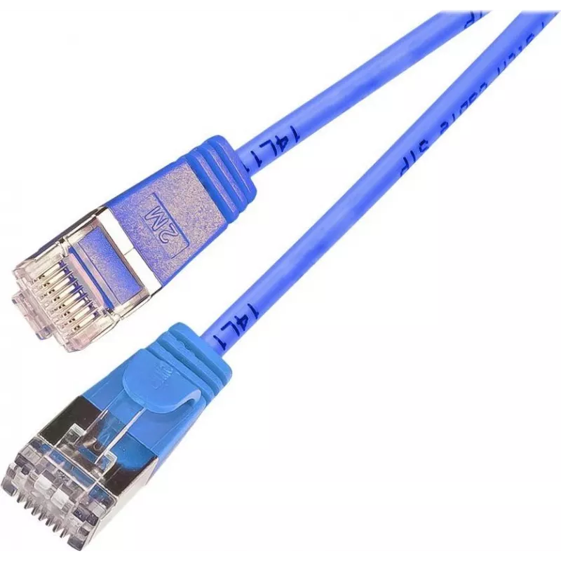 Wirewin SLIM SL6 20 BL - Cat.6 SLIM-Light tinklo kabelis, U/FTP, 20 m, mėlynas PKW-LIGHT-STP-K6 20.0 BL