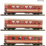 Roco 6240004 H0e 3 dalių rinkinys ÖBB keleiviniai vagonai