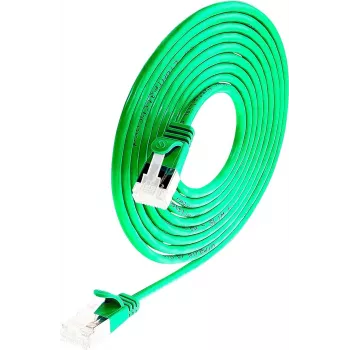 Wirewin Light tinklo kabelis apvalus U/FTP Cat 6a žalias 3,0 m plonas lankstus PoE PKW-LIGHT-STP-K6A 3.0 GN