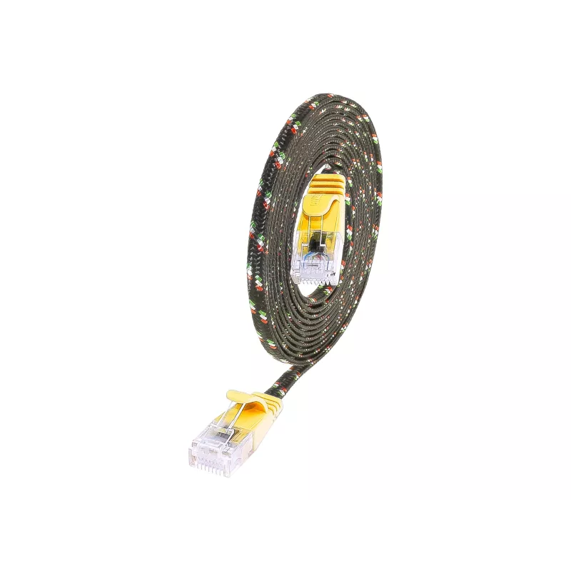 Wirewin PKW-TOUGH-K6 10.0 GE Cat.6 plonas Ethernet tinklo kabelis, U/UTP, 10 m, geltonas