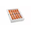 Wirewin SLIM-LS-K6A 0.25 OR 50 Cat6a U/FTP plonas Ethernet tinklo kabelis, 0,25 m, oranžinis, 50 vnt. paketas