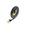 Wirewin Cat6a U/FTP Slim Patch Cable, RJ45, 3m, juodas PKW-STP-SLIM-K6A 3.0 SW