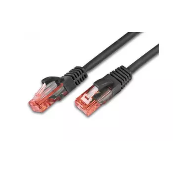 Wirewin PKW-UTP-KAT6 0.5 SW Cat6 U/UTP tinklo pataisasis kabelis, 0,5 m, juodas