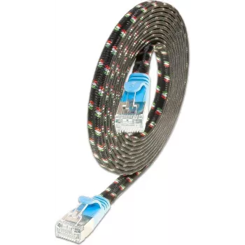 Wirewin Cat.6 SLIM-Tough tinklo kabelis F/FTP 0,5m mėlynas PKW-TOUGH-STP-K6 0.5 BL