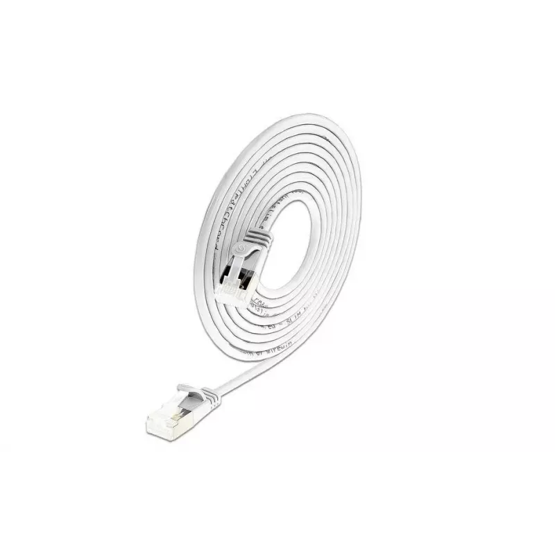 Wirewin Cat 6a U/FTP plonas apvalus tinklo kabelis 7m baltas PKW-LIGHT-STP-K6A 7.0 WS