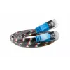 Wirewin SLIM ST6 1 BL - Cat.6 SLIM-Tough tinklo kabelis, F/FTP, 1,0 m, mėlynas PKW-TOUGH-STP-K6 1.0 BL