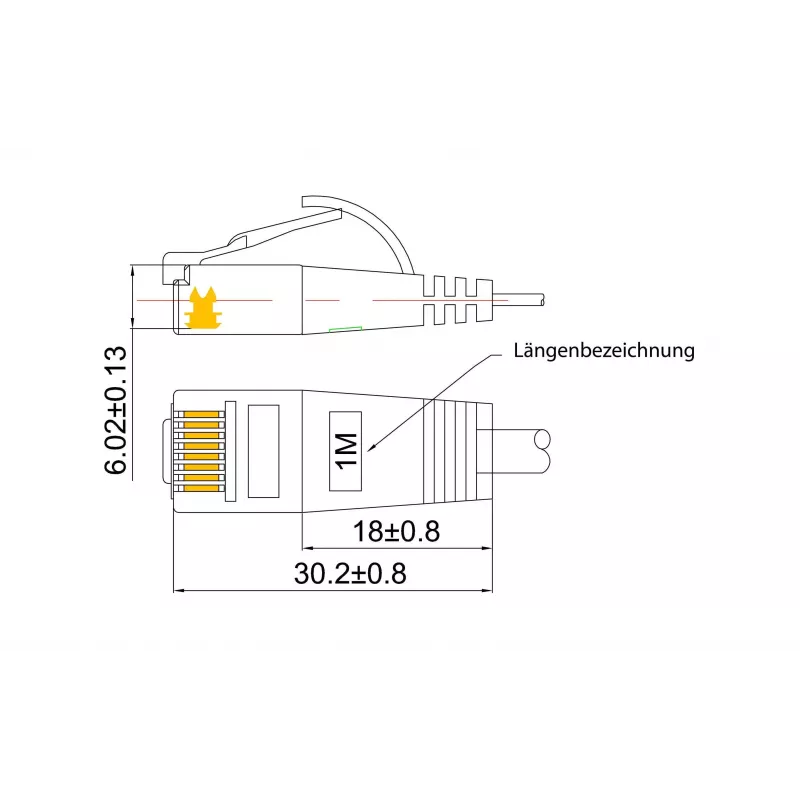 SLIM Wirewin SLIM Tough STP Cat6 U/FTP tinklo kabelis, 2 m, pilkas, RJ45, Snagless, 28 AWG PKW-TOUGH-STP-K6 2.0