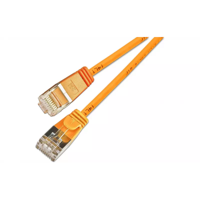 Wirewin SLIM UL6 7,5 m Cat.6 Slim-Light U/UTP tinklo kabelis, oranžinis PKW-LIGHT-K6 7.5 OR