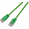 Wirewin SLIM KAT6A 10 Gigabit šviesos komutacinis kabelis apvalus, U/UTP, Ø 3,6 mm, žalias (SLIM-L-UU-K6A 0.1 GN)