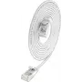Wirewin SLIM KAT6A 10 Gigabit šviesinis pataisas apvalus, U/UTP, Ø 3.6 mm, baltas (SLIM-L-UU-K6A 0.1 WT)