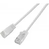 Wirewin SLIM KAT6A 10 Gigabit šviesinis pataisas apvalus, U/UTP, Ø 3.6 mm, baltas (SLIM-L-UU-K6A 0.1 WT)